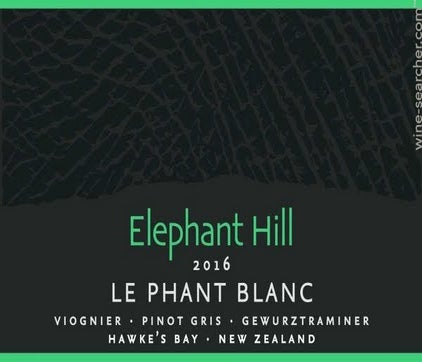 Label 1 of Elephant Hill Le Phant Blanc