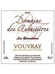 Click to see larger label image Label of Bernard Fouquet Domaine des Aubuisieres Vouvray 'Les Girardieres'