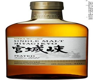 Label 1 of Nikka Discovery Miyagikyo Peated Single Malt Japanese Whisky