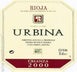 7th label thumbnail of Bodegas Urbina Crianza
