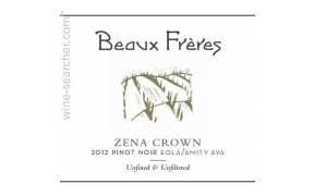 Click to see this product Label of Beaux Freres Zena Crown Vineyard Pinot Noir
