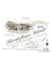 Click to see larger label image Label of 2021 Egon Muller Scharzhofberger Riesling Kabinett