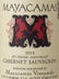 2nd label thumbnail of Mayacamas Vineyards Cabernet Sauvignon