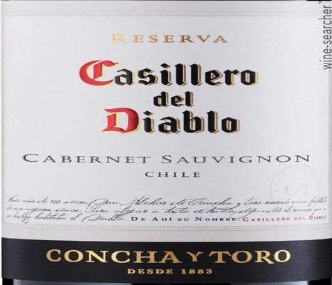 Label 1 of Casillero del Diablo Reserva Cabernet Sauvignon
