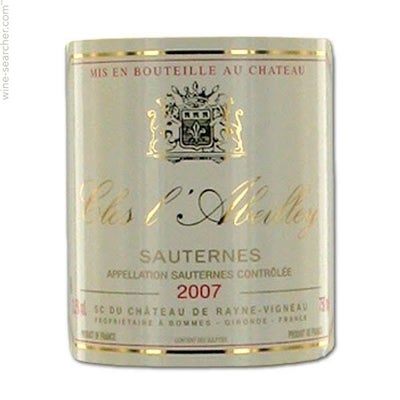 Label 1 of Chateau de Rayne Vigneau Clos l'Abeilley