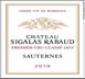 1st label thumbnail of Chateau Sigalas Rabaud