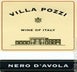 4th label thumbnail of Villa Pozzi Nero d'Avola Terre Siciliane IGP