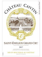 Click to see larger label image Label of 1996 Chateau Cantin