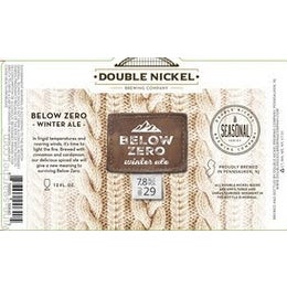 Double Nickel Brewing Co. Below Zero Winter Ale Beer, New ...