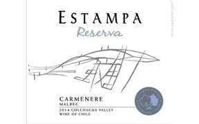 Click to see this product Label of Estampa Reserva Carmenere - Malbec