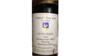 Click to see this product Label of Weingut Toni Jost Hahnenhof Bacharacher Hahn Riesling Beerenauslese