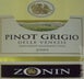 4th label thumbnail of Zonin Pinot Grigio delle Venezie IGT