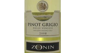 Click to see this product Label of Zonin Pinot Grigio delle Venezie IGT