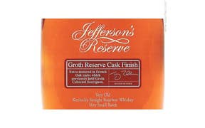 Click to see this product Label of Jefferson's Groth Reserve Cask Finish Very Small Batch Kentucky Straight Bourbon Whiskey