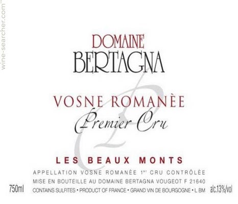 Label 1 of Domaine Bertagna Les Beaux Monts