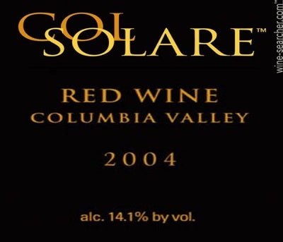 Label 1 of Col Solare Red Wine