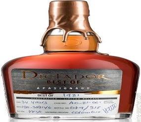 Label 1 of Dictador 'Best Of' Single Cask Rum