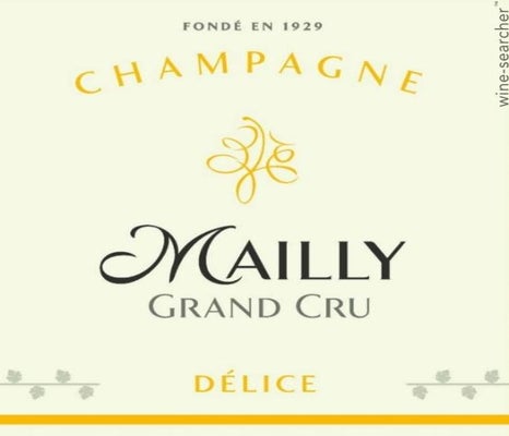 Label 1 of Mailly 'Delice' Demi-Sec Grand Cru