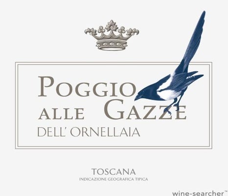 Label 1 of Ornellaia 'Poggio alle Gazze dell'Ornellaia' Toscana IGT