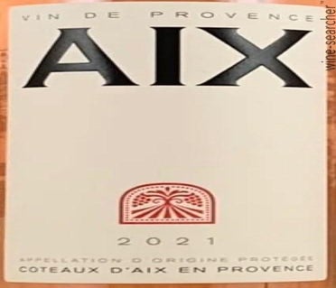 Label 1 of Maison Saint Aix Coteaux d'Aix-en-Provence 'AIX' Rose