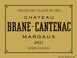 2nd label thumbnail of Chateau Brane-Cantenac