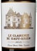 8th label thumbnail of Le Clarence de Haut-Brion - Chateau Bahans Haut-Brion