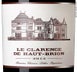11th label thumbnail of Le Clarence de Haut-Brion - Chateau Bahans Haut-Brion