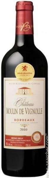 ワイン Chateau Moulin Vignole &Haut Lignac2015 Chateau Moulin de Vignolle, Bordeaux, France | prices