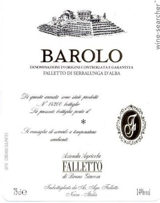 Label 1 of Falletto di Bruno Giacosa 'Falletto'