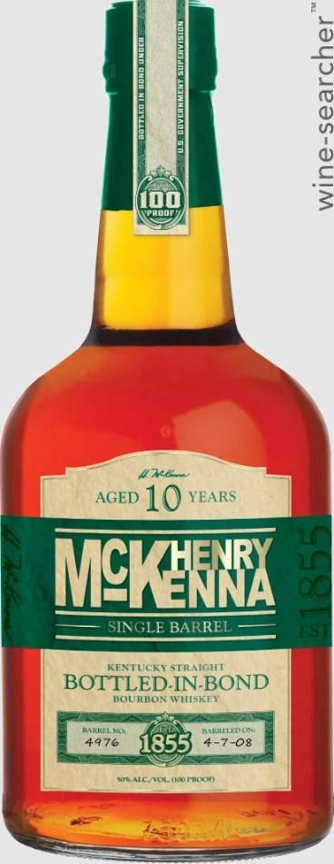 Henry McKenna Single Barrel 10 Year Old Bourbon Whiskey