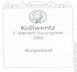 2nd label thumbnail of Kollwentz - Romerhof Cabernet Sauvignon