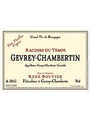 Click to see larger label image Label of Rene Bouvier Gevrey-Chambertin Racines du Temps Tres Vieilles Vignes