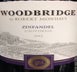 2nd label thumbnail of Woodbridge by Robert Mondavi Zinfandel