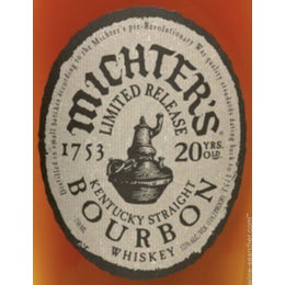Michter's 20 Years Old Limited Release-Single Barrel Bourbon ...