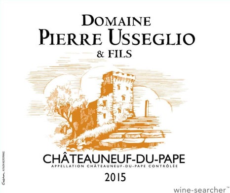 Label 1 of Domaine Pierre Usseglio et Fils Chateauneuf-du-Pape