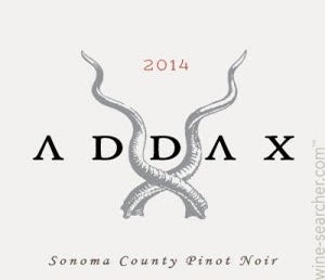 Label 1 of Addax Pinot Noir
