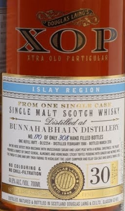 Douglas Laing XOP 30年 Bunnahabhain 700ml Douglas Laing XOP - Xtra Old Particular Bunnahabhain 30 Year
