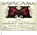 11th label thumbnail of Mayacamas Vineyards Cabernet Sauvignon