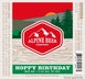 1st label thumbnail of Alpine Beer Co. Hoppy Birthday Beer
