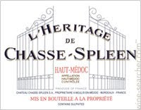 Label 1 of L'Heritage de Chasse-Spleen