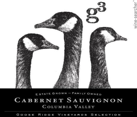 Label 1 of Goose Ridge Estate Vineyard G3 Cabernet Sauvignon