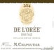 6th label thumbnail of M. Chapoutier Ermitage de l'Oree Blanc