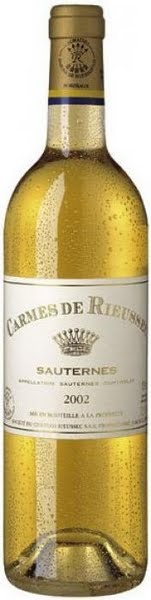 2002 Chateau Rieussec 'Les Carmes de Rieussec', Sauternes