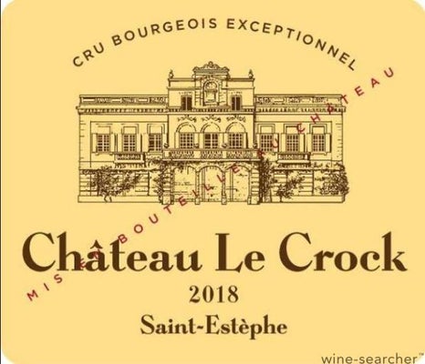 Label 1 of Chateau Le Crock