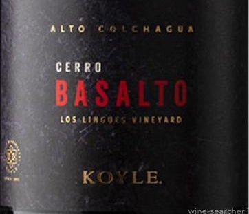 Label 1 of Koyle Los Lingues Vineyard Cerro Basalto