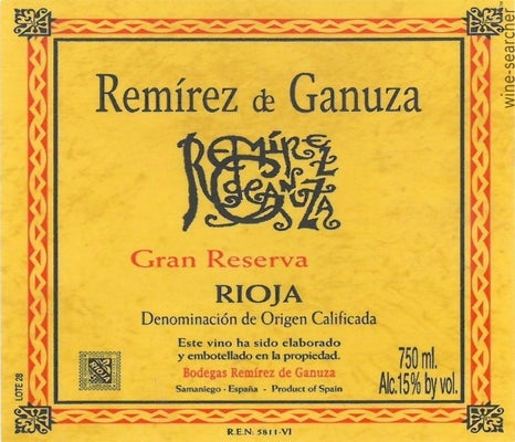 Label 1 of Remirez de Ganuza Gran Reserva