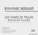 4th label thumbnail of Jean-Marc Burgaud Vignes de Thulon Beaujolais Villages