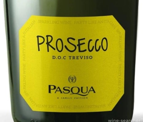 Label 1 of Pasqua Prosecco Treviso Extra Dry