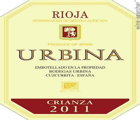 Label 2 of Bodegas Urbina Crianza