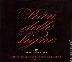 Label 1 of Marchesi Antinori Pian delle Vigne